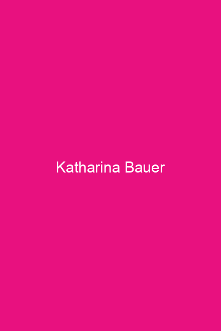 Katharina Bauer